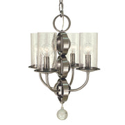 Framburg - 1043 BN - Four Light Chandelier - Compass - Brushed Nickel