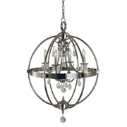 Framburg - 1064 BN - Four Light Chandelier - Compass - Brushed Nickel