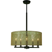 Framburg - 1217 MB - Five Light Chandelier - Chloe - Mahogany Bronze
