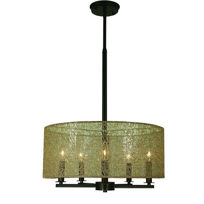 Framburg - 1217 MB - Five Light Chandelier - Chloe - Mahogany Bronze