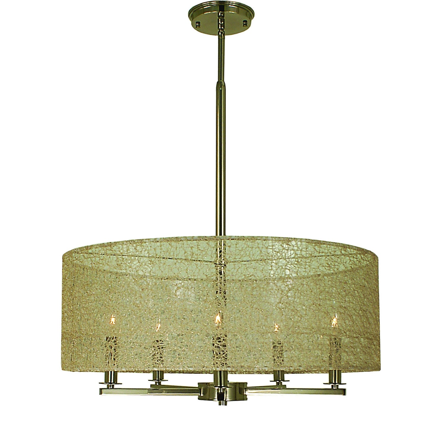 Framburg - 1219 PN - Five Light Chandelier - Chloe - Polished Nickel