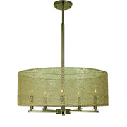 Framburg - 1219 PN - Five Light Chandelier - Chloe - Polished Nickel