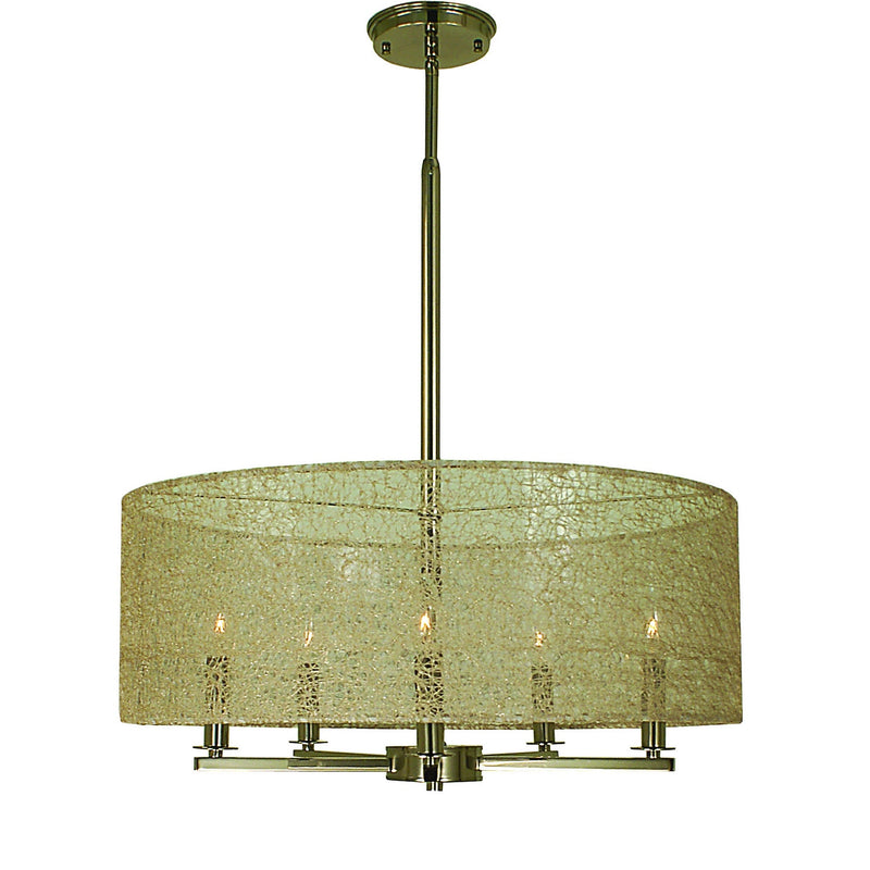 Framburg - 1219 PN - Five Light Chandelier - Chloe - Polished Nickel