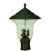 Framburg - 1227 IRON - Three Light Exterior Post Mount - Hartford - Iron