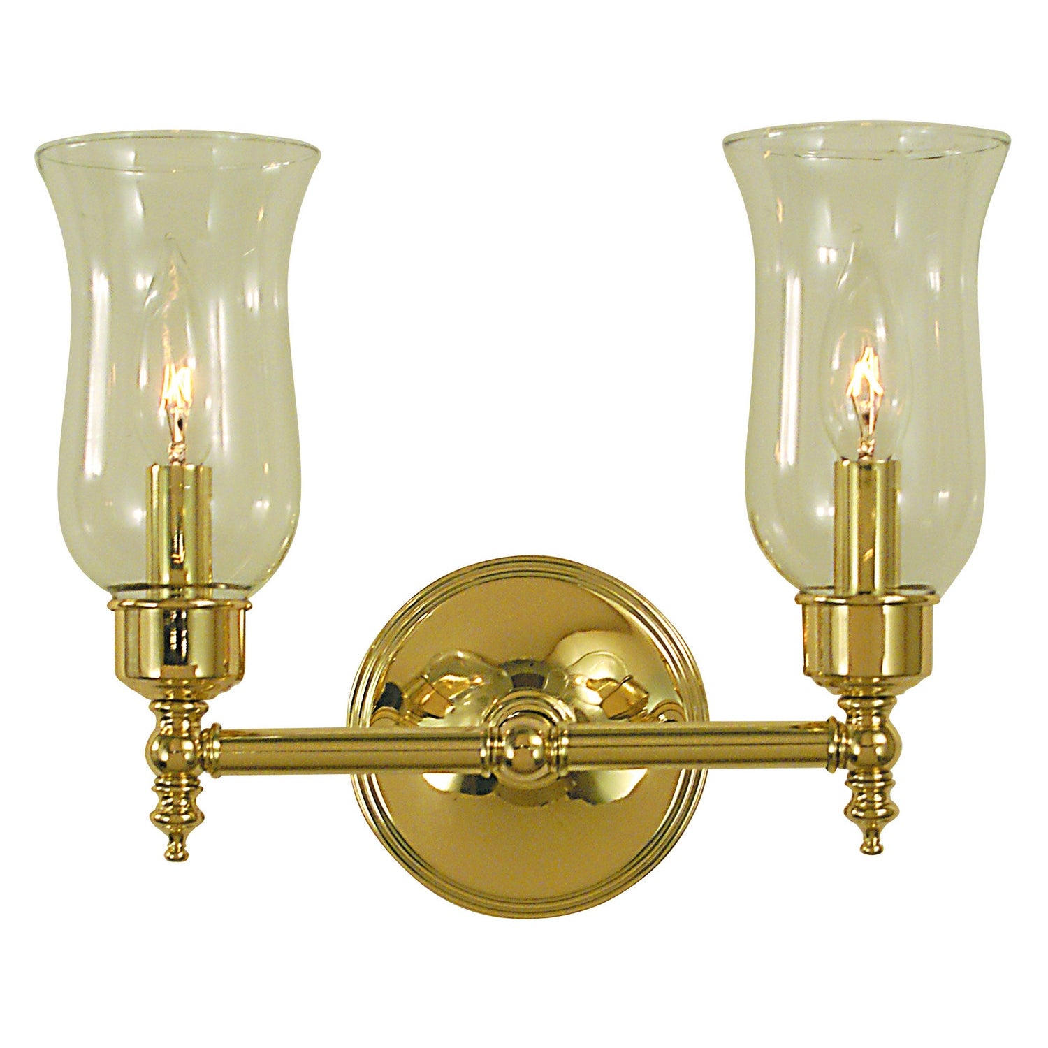 Framburg - 2502 PB - Two Light Wall Sconce - Sheraton - Polished Brass