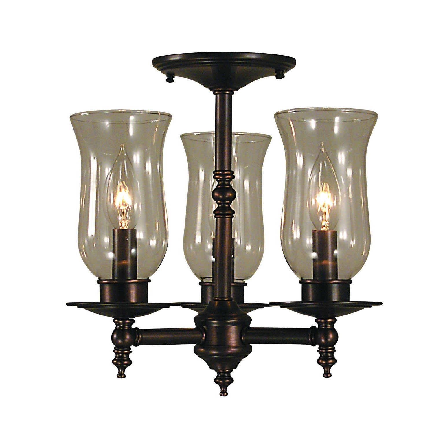 Framburg - 2506 SBR - Three Light Flush / Semi-Flush Mount - Sheraton - Siena Bronze