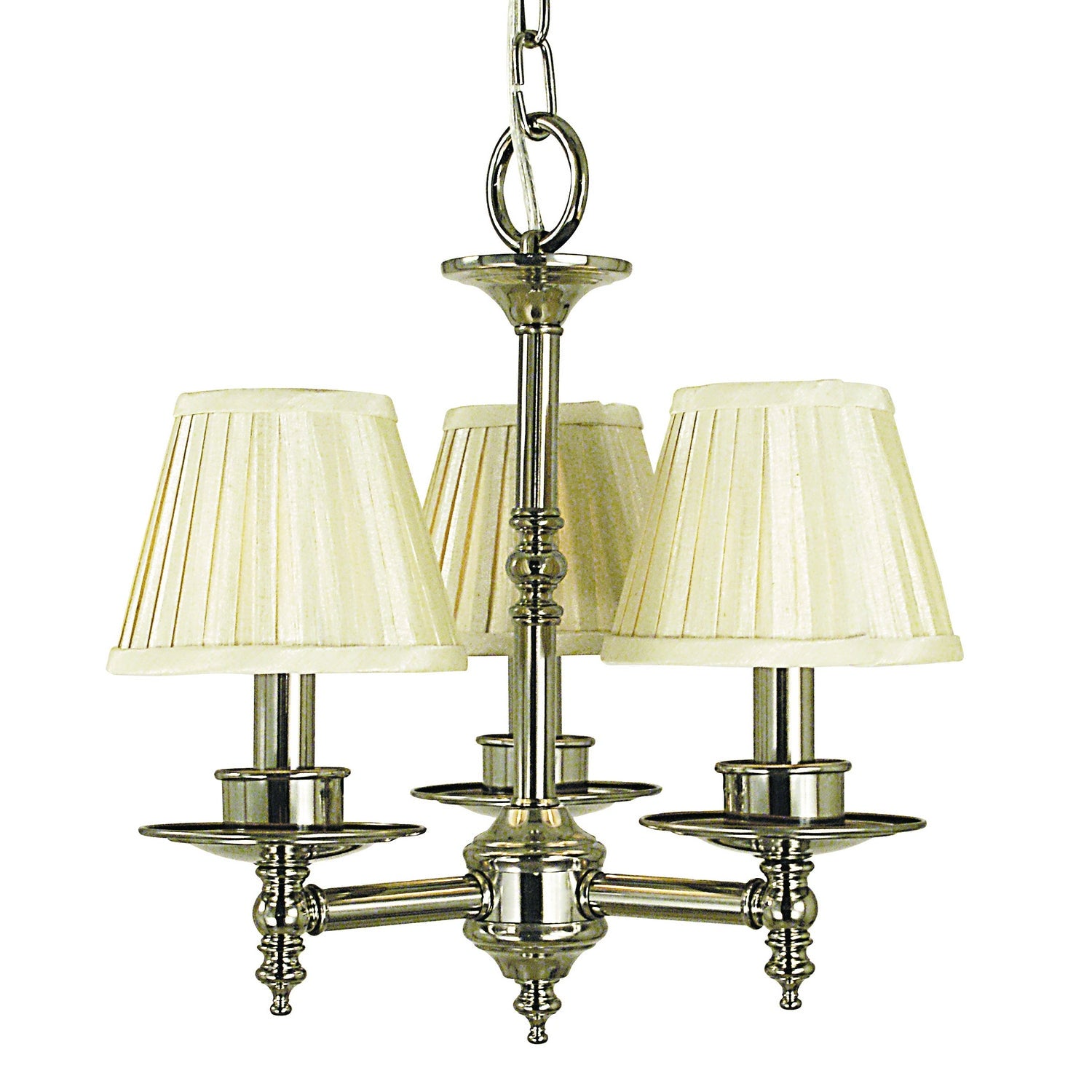 Framburg - 2518 PS - Three Light Chandelier - Sheraton - Polished Silver