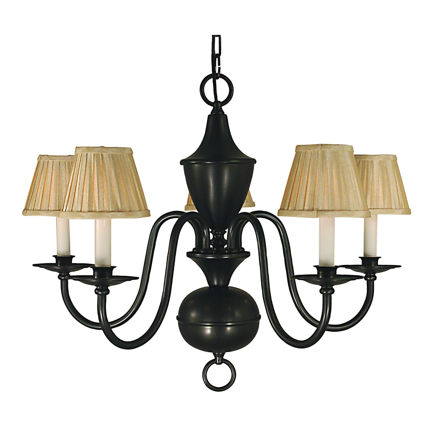 Framburg - 2535 AB - Five Light Chandelier - Jamestown - Antique Brass