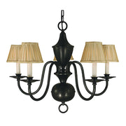 Framburg - 2535 AB - Five Light Chandelier - Jamestown - Antique Brass