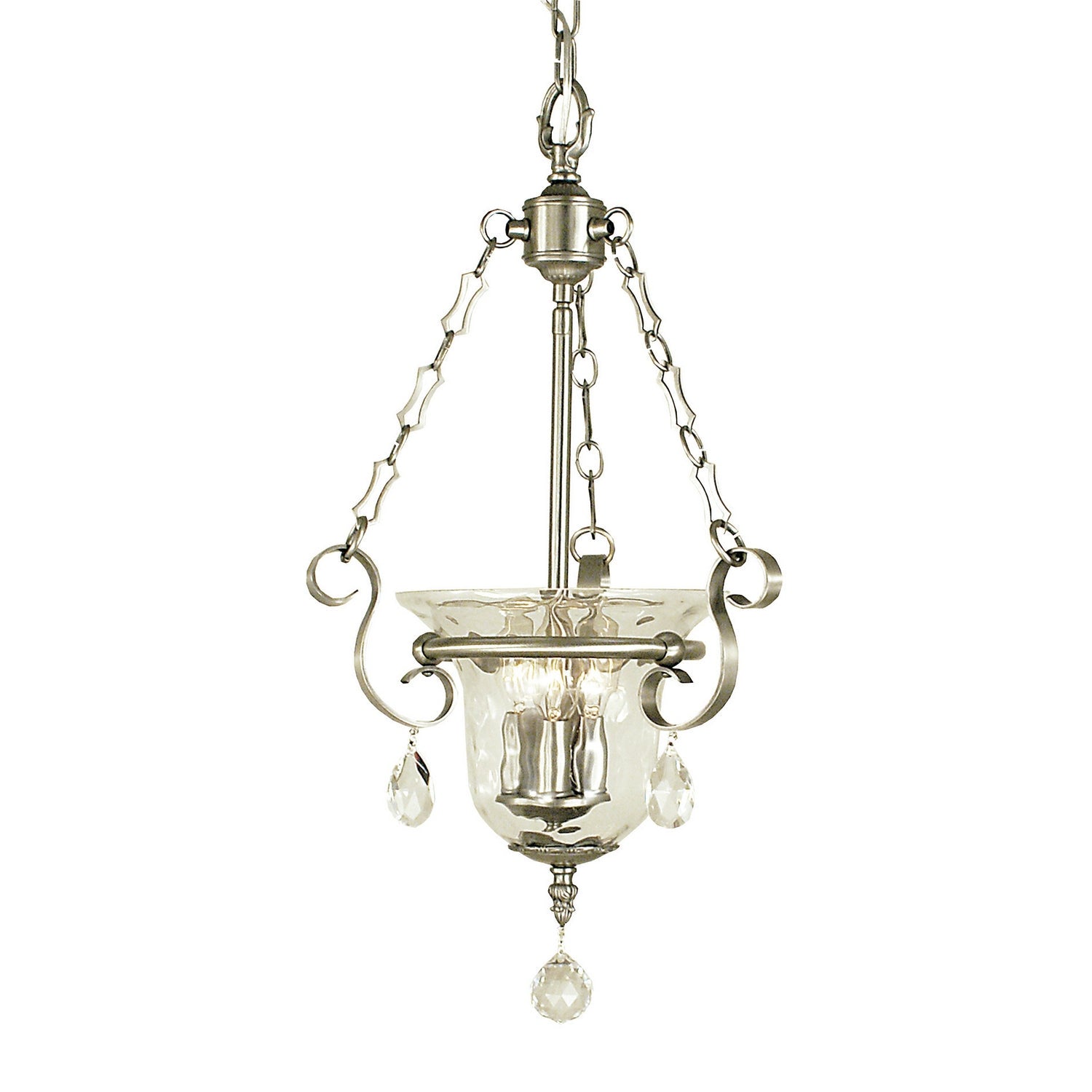 Framburg - 2915 BN - Three Light Pendant - Carcassonne - Brushed Nickel