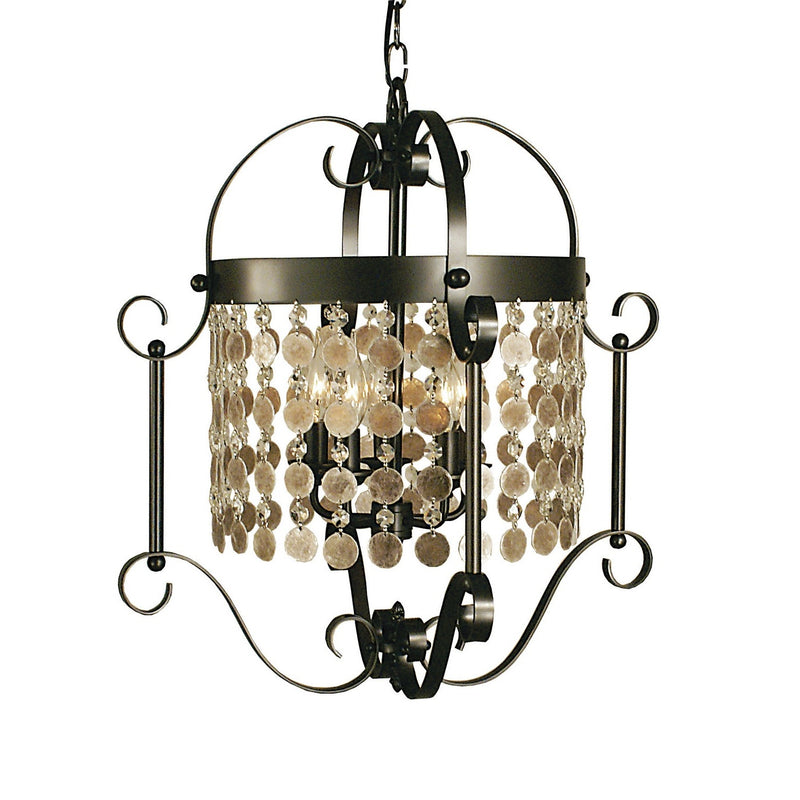 Framburg - 2924 MB - Five Light Chandelier - Naomi - Mahogany Bronze