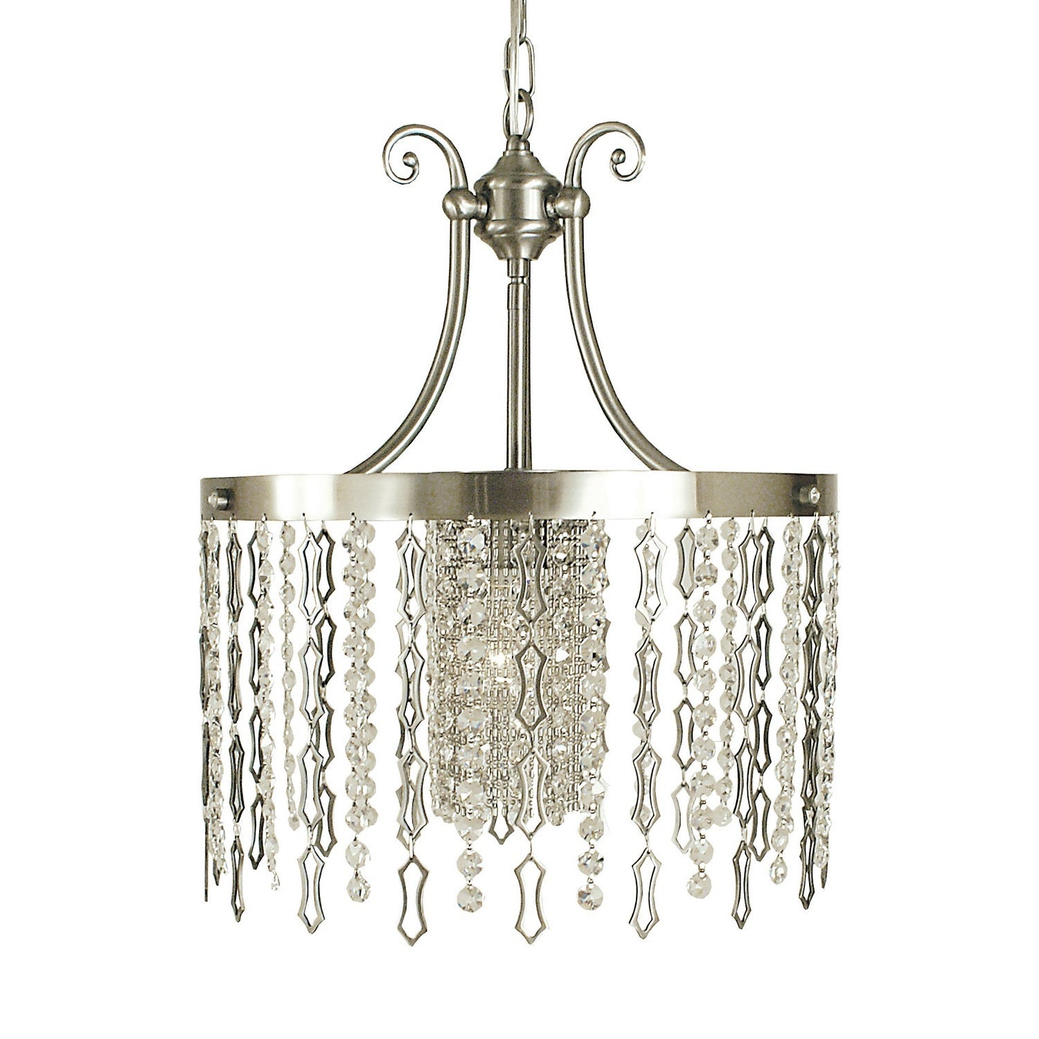 Framburg - 2954 BN - One Light Chandelier - Penelope - Brushed Nickel