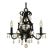 Framburg - 2984 MBLACK - Four Light Chandelier - Liebestraum - Matte Black