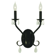Framburg - 2992 MBLACK - Two Light Wall Sconce - Liebestraum - Matte Black
