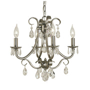 Framburg - 2994 BN - Four Light Chandelier - Liebestraum - Brushed Nickel