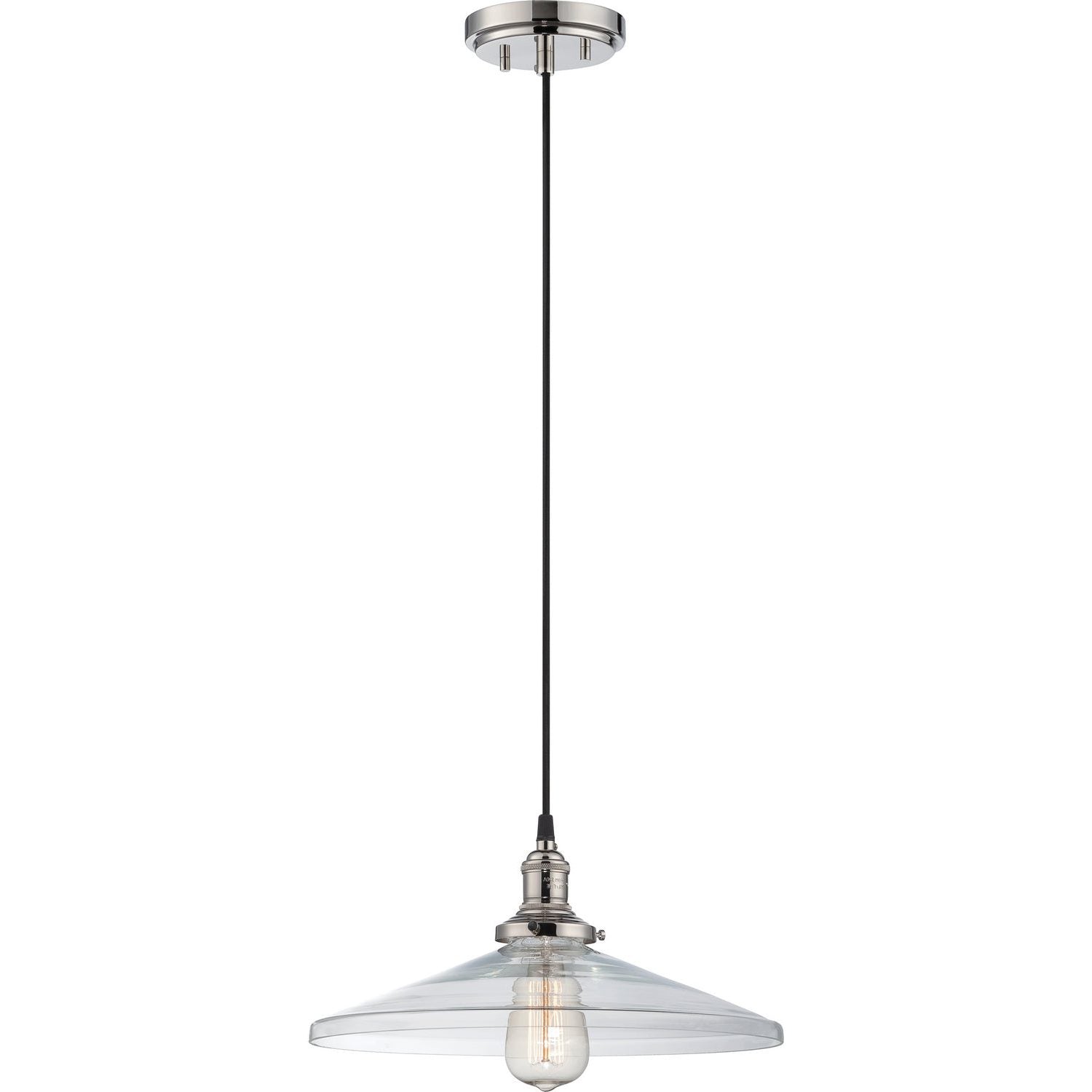 Nuvo Lighting - 60-5408 - One Light Pendant - Vintage - Polished Nickel