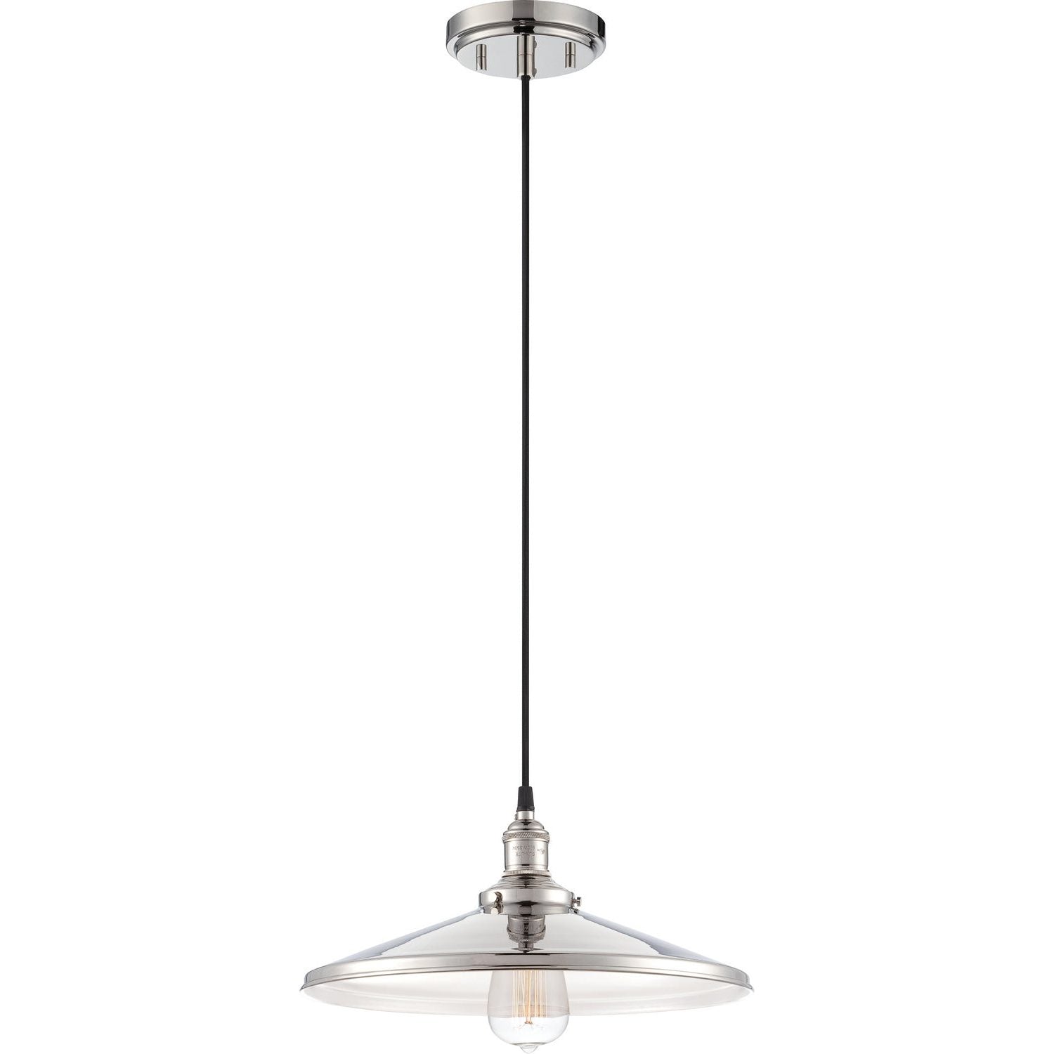 Nuvo Lighting - 60-5409 - One Light Pendant - Vintage - Polished Nickel