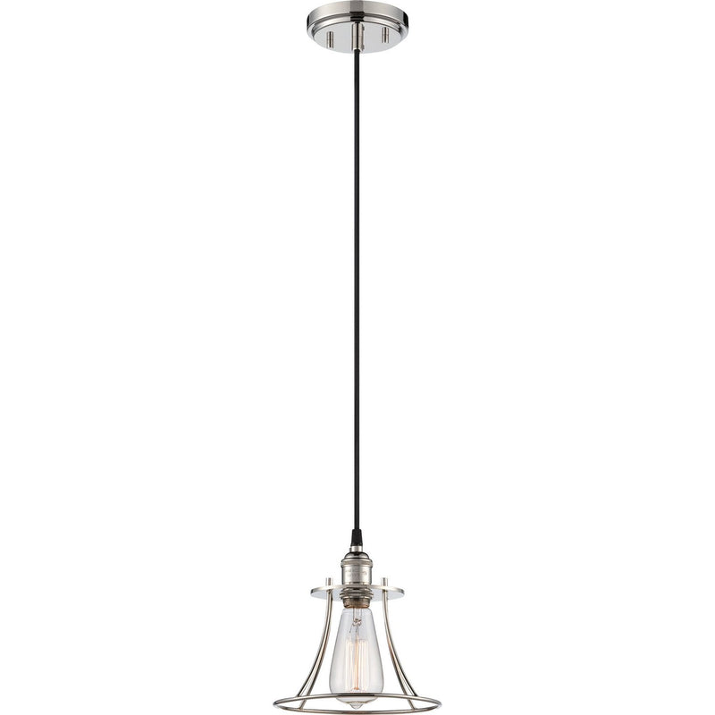 Nuvo Lighting - 60-5411 - One Light Pendant - Vintage - Polished Nickel