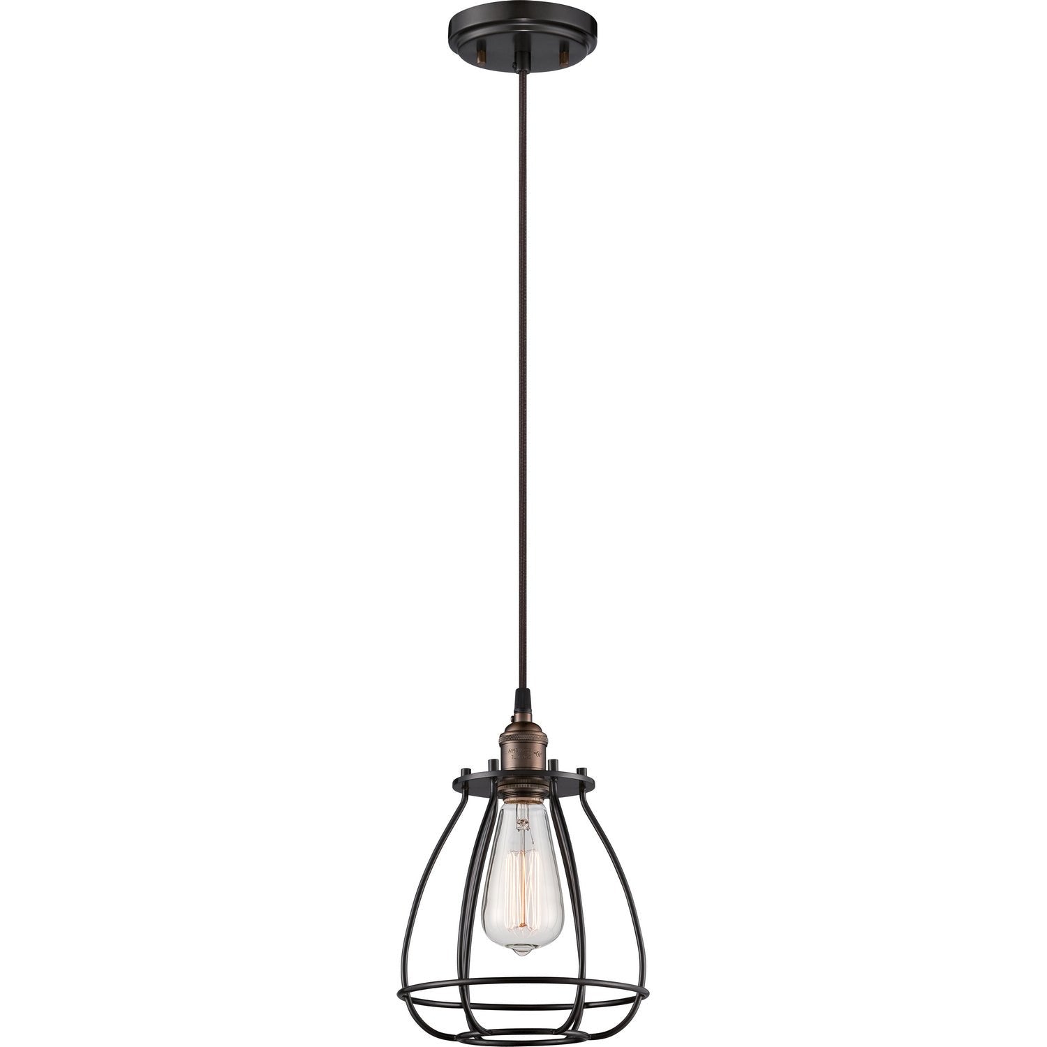 Nuvo Lighting - 60-5501 - One Light Pendant - Vintage - Rustic Bronze