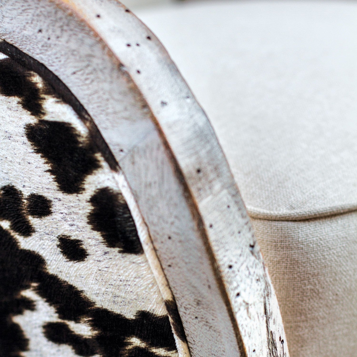 Uttermost - 23611 - Arm Chair - Chalina - Aged, Bone-white