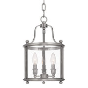 Hudson Valley - 1310-AN - Three Light Lantern - Mansfield - Antique Nickel