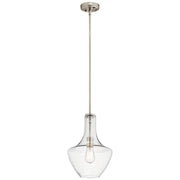 Kichler - 42141NICS - One Light Pendant - Everly - Brushed Nickel