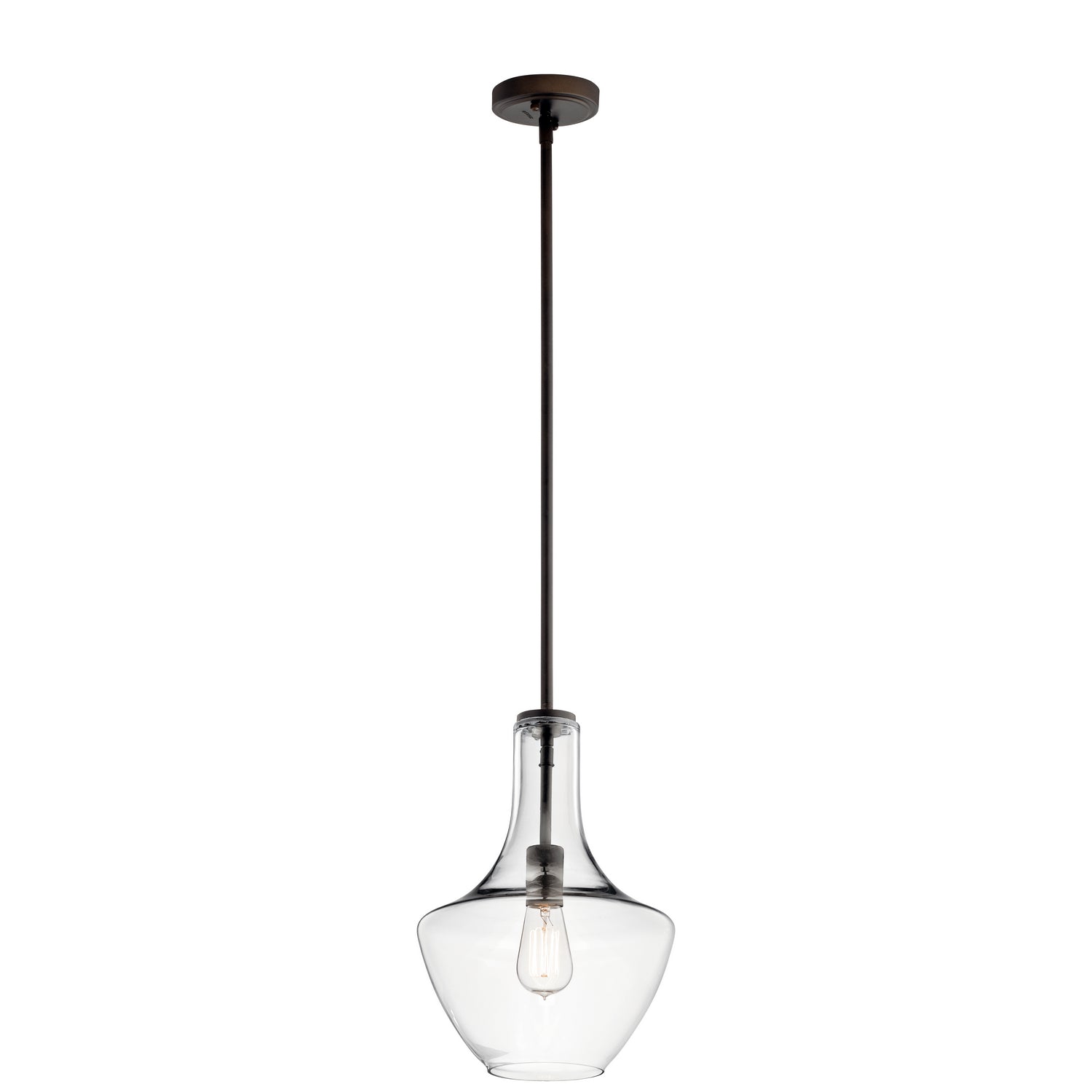 Kichler - 42141OZCLR - One Light Pendant - Everly - Olde Bronze