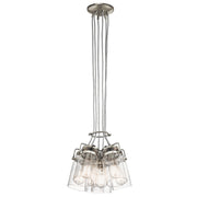 Kichler - 42877NI - Six Light Pendant - Brinley - Brushed Nickel