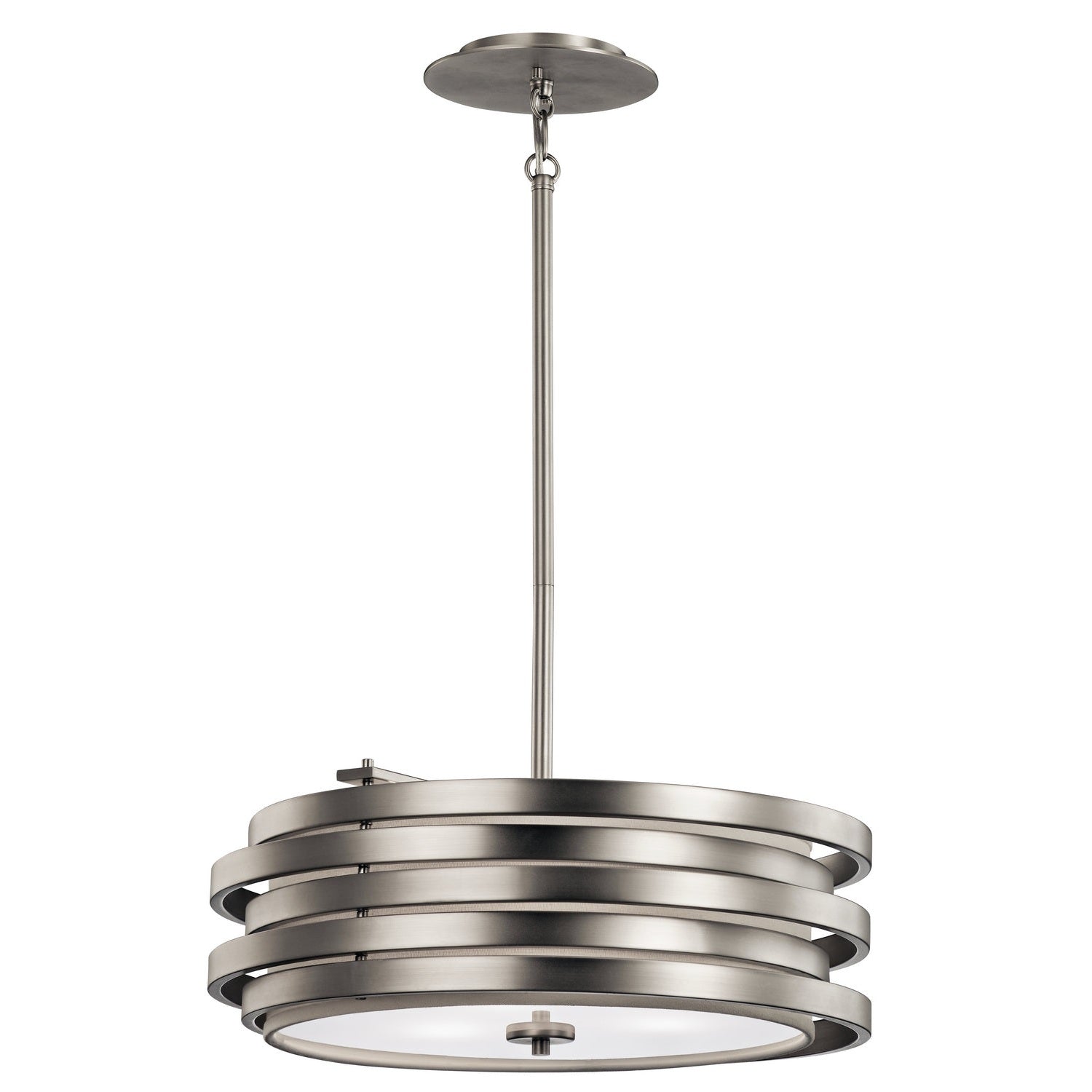 Kichler - 43301NI - Three Light Pendant - Roswell - Brushed Nickel