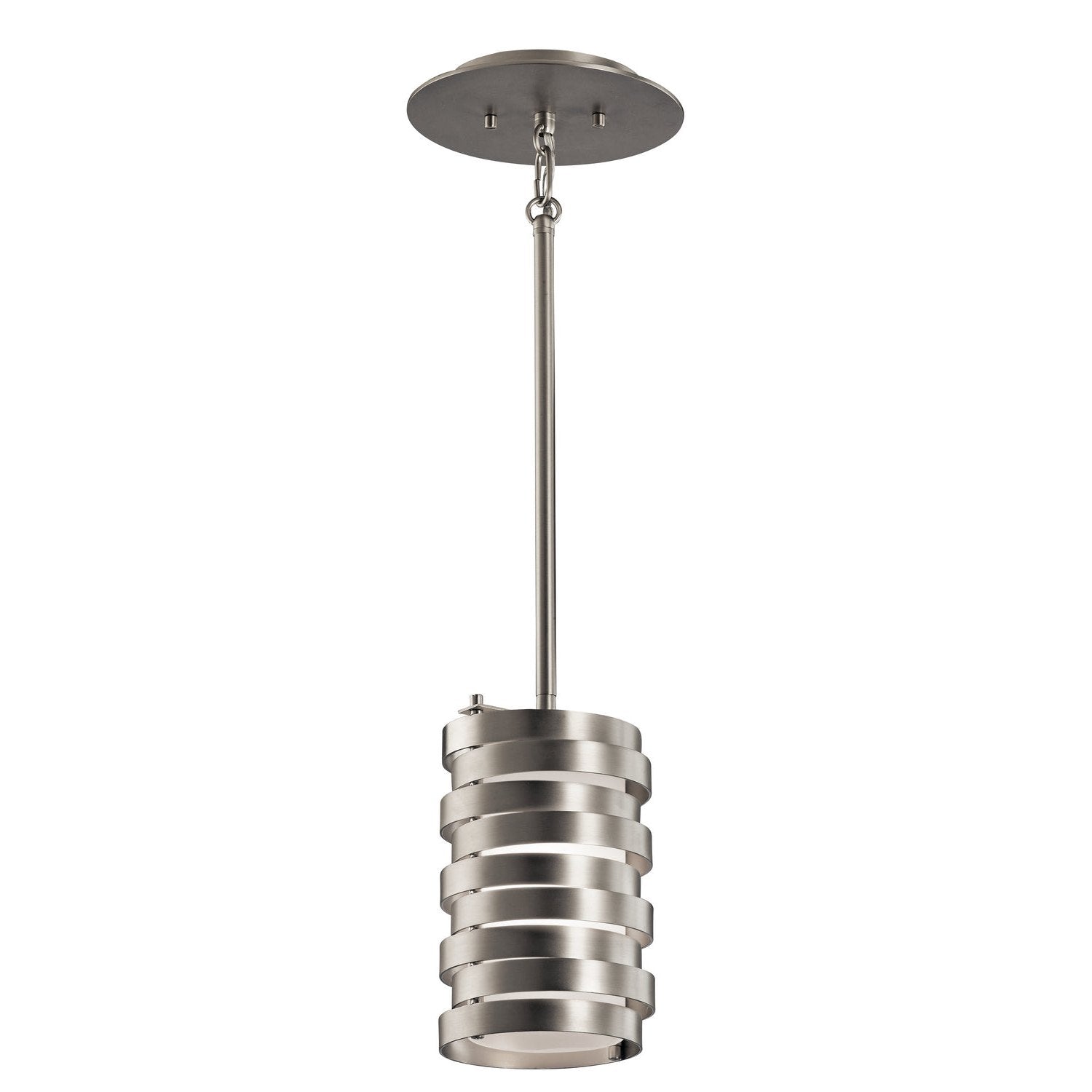 Kichler - 43304NI - One Light Mini Pendant - Roswell - Brushed Nickel
