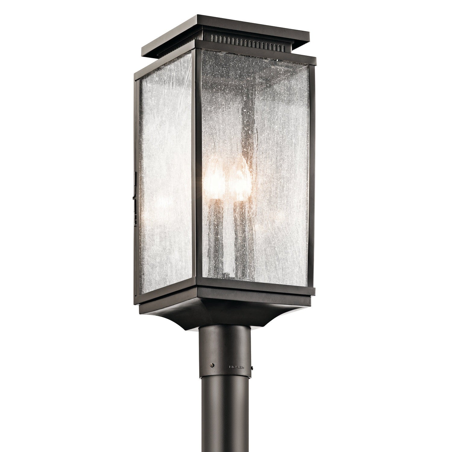 Kichler - 49388OZ - Three Light Outdoor Post Mount - Manningham - Olde Bronze