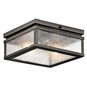 Kichler - 49389OZ - Two Light Outdoor Ceiling Mount - Manningham - Olde Bronze