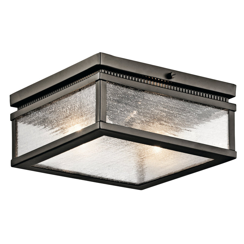 Kichler - 49389OZ - Two Light Outdoor Ceiling Mount - Manningham - Olde Bronze