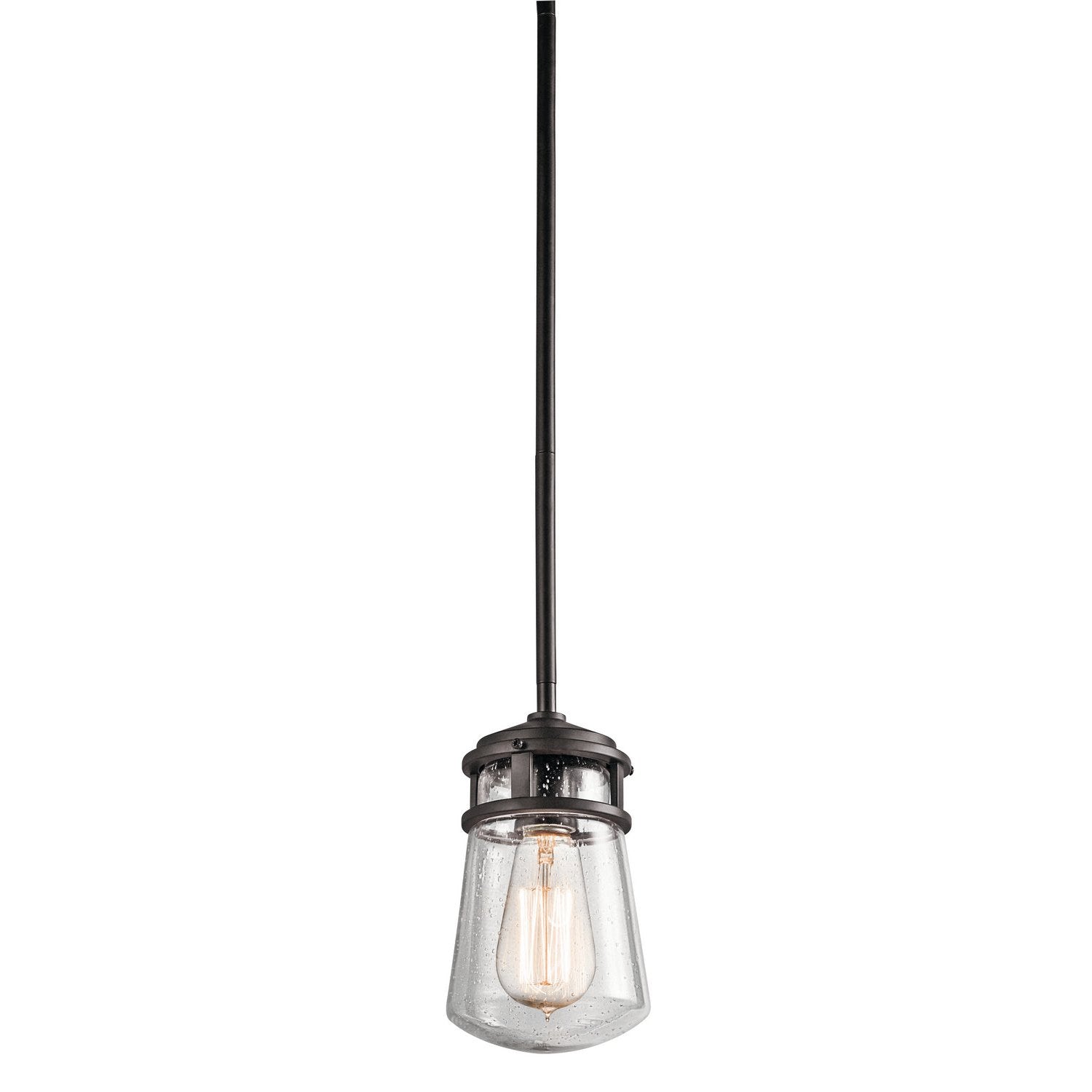 Kichler - 49446AZ - One Light Outdoor Pendant - Lyndon - Architectural Bronze