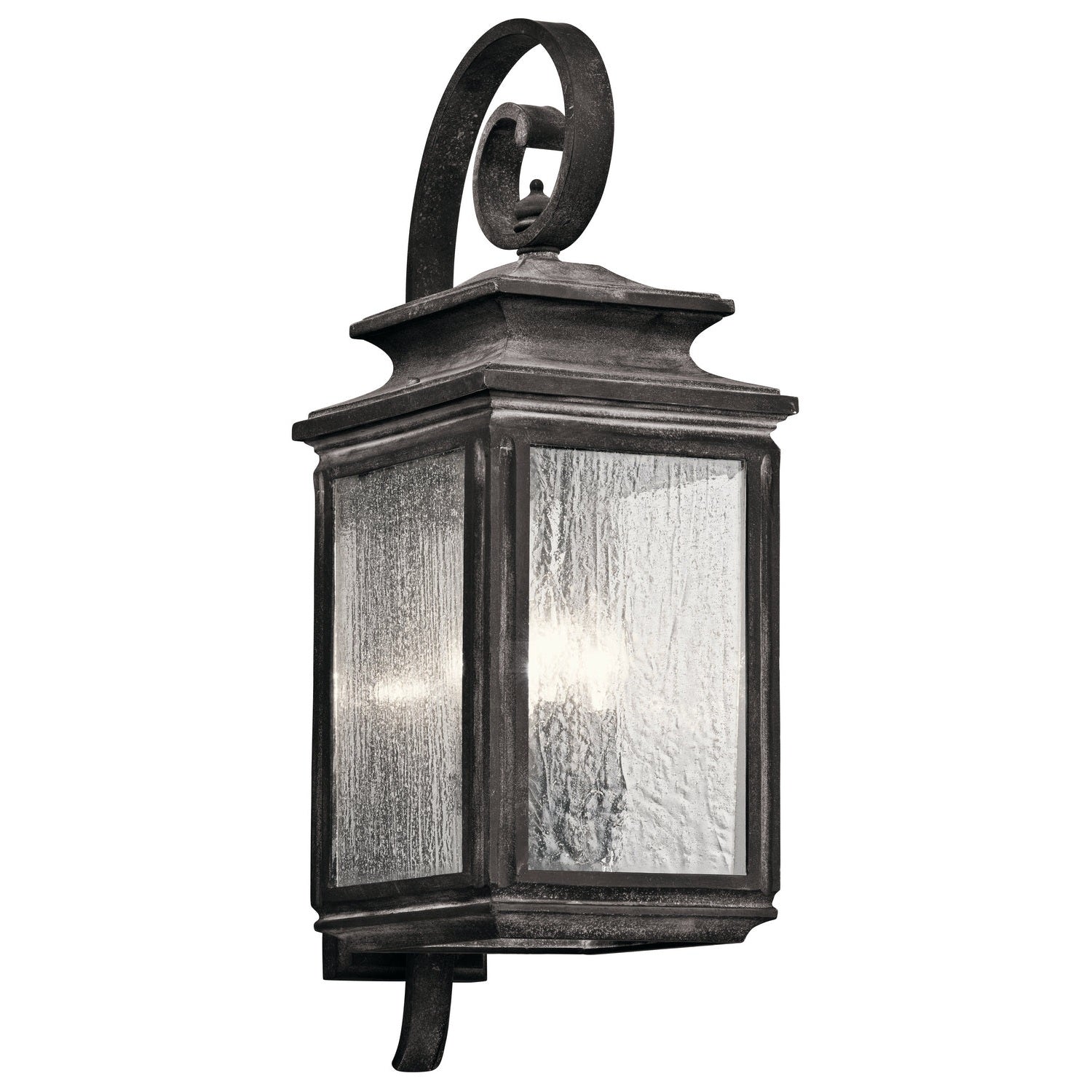 Kichler - 49503WZC - Four Light Outdoor Wall Mount - Wiscombe Park - Weathered Zinc