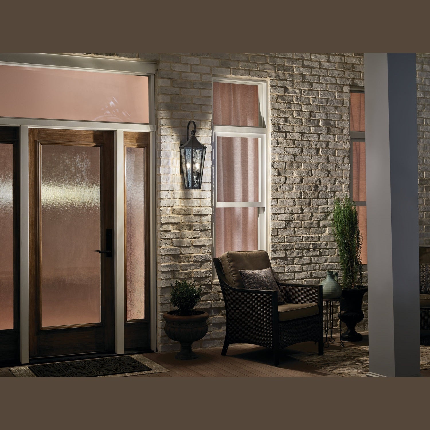 Kichler - 49513OZ - Two Light Outdoor Wall Mount - Rochdale - Olde Bronze
