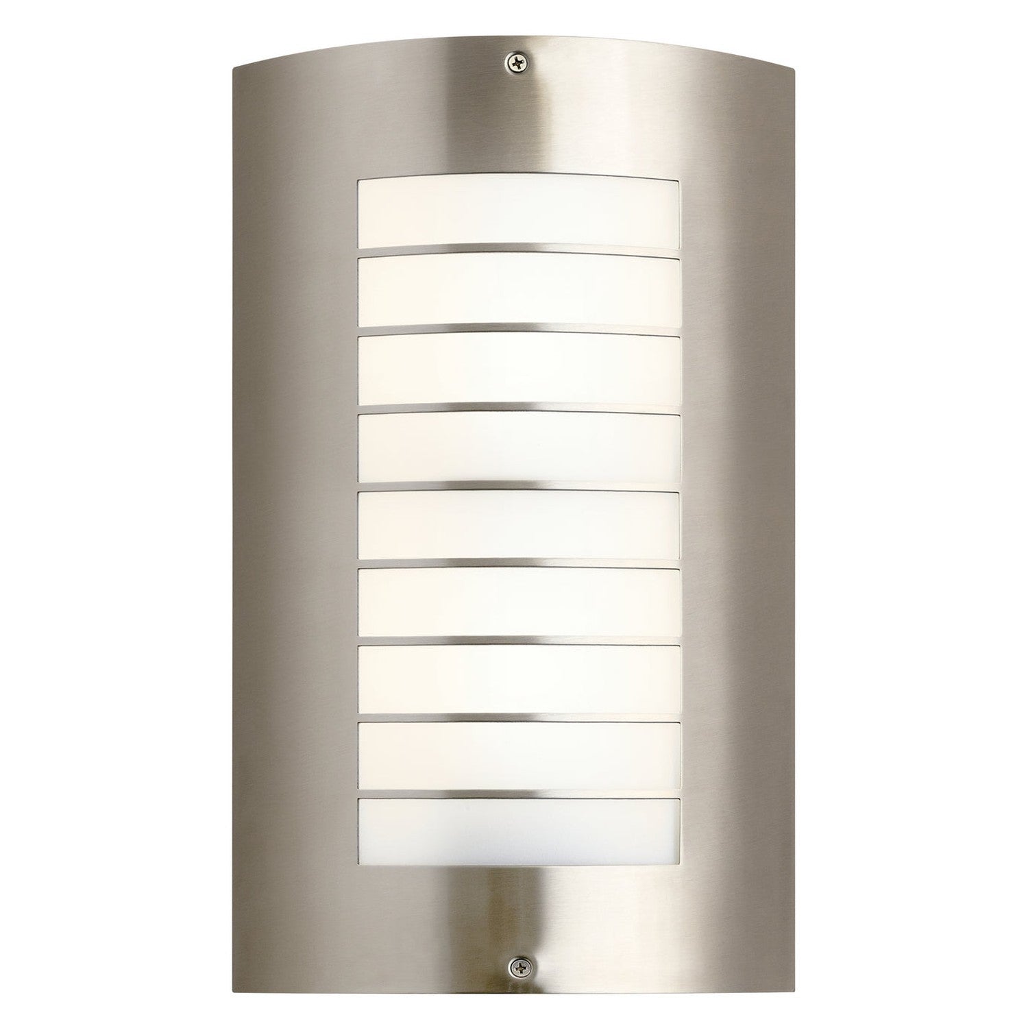 Kichler - 6048NI - Two Light Outdoor Wall Mount - Newport - Brushed Nickel