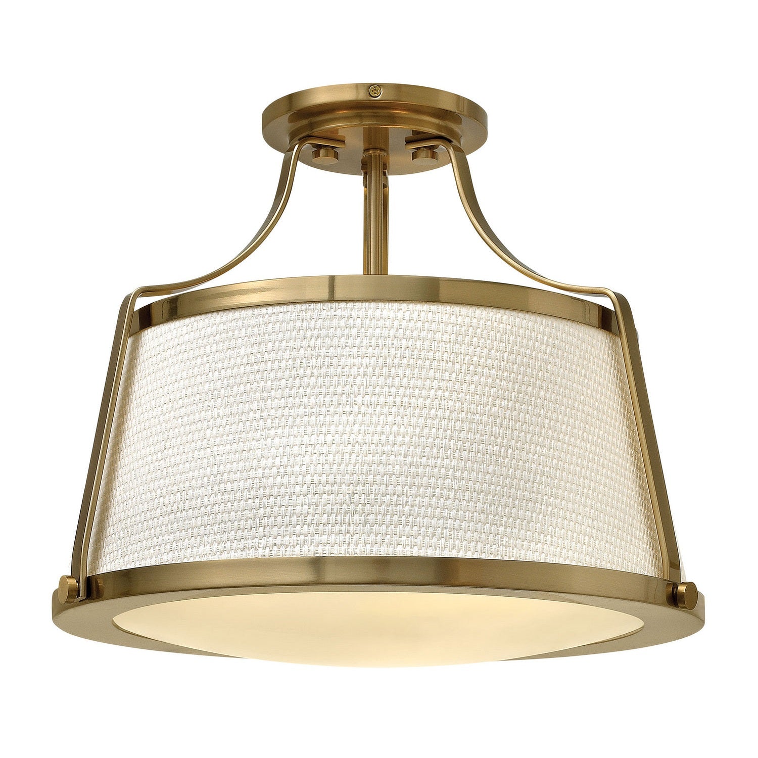 Hinkley - 3521BC - LED Semi-Flush Mount - Charlotte - Brushed Caramel