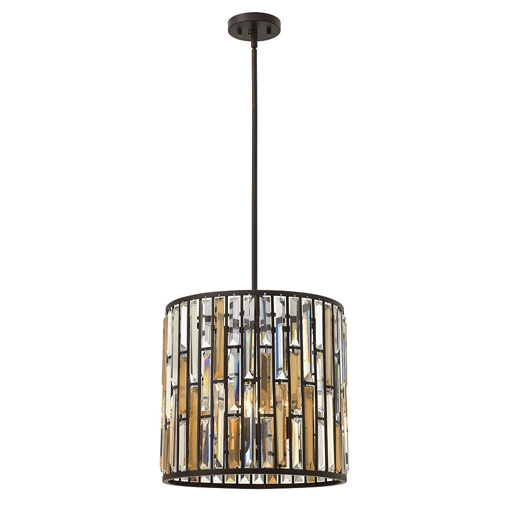 Fredrick Ramond - FR33734VBZ - LED Foyer Pendant - Gemma - Vintage Bronze