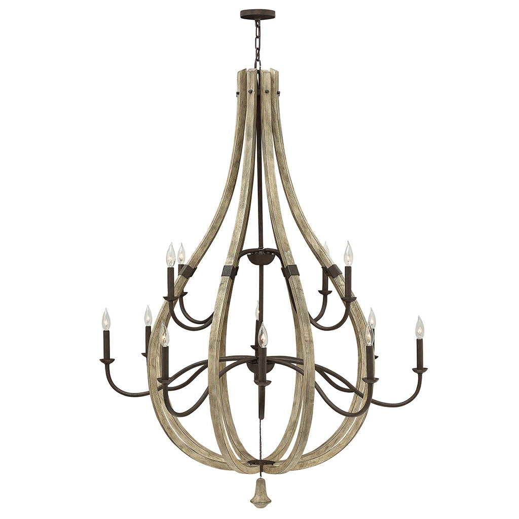 Fredrick Ramond - FR40579IRR - LED Chandelier - Middlefield - Iron Rust