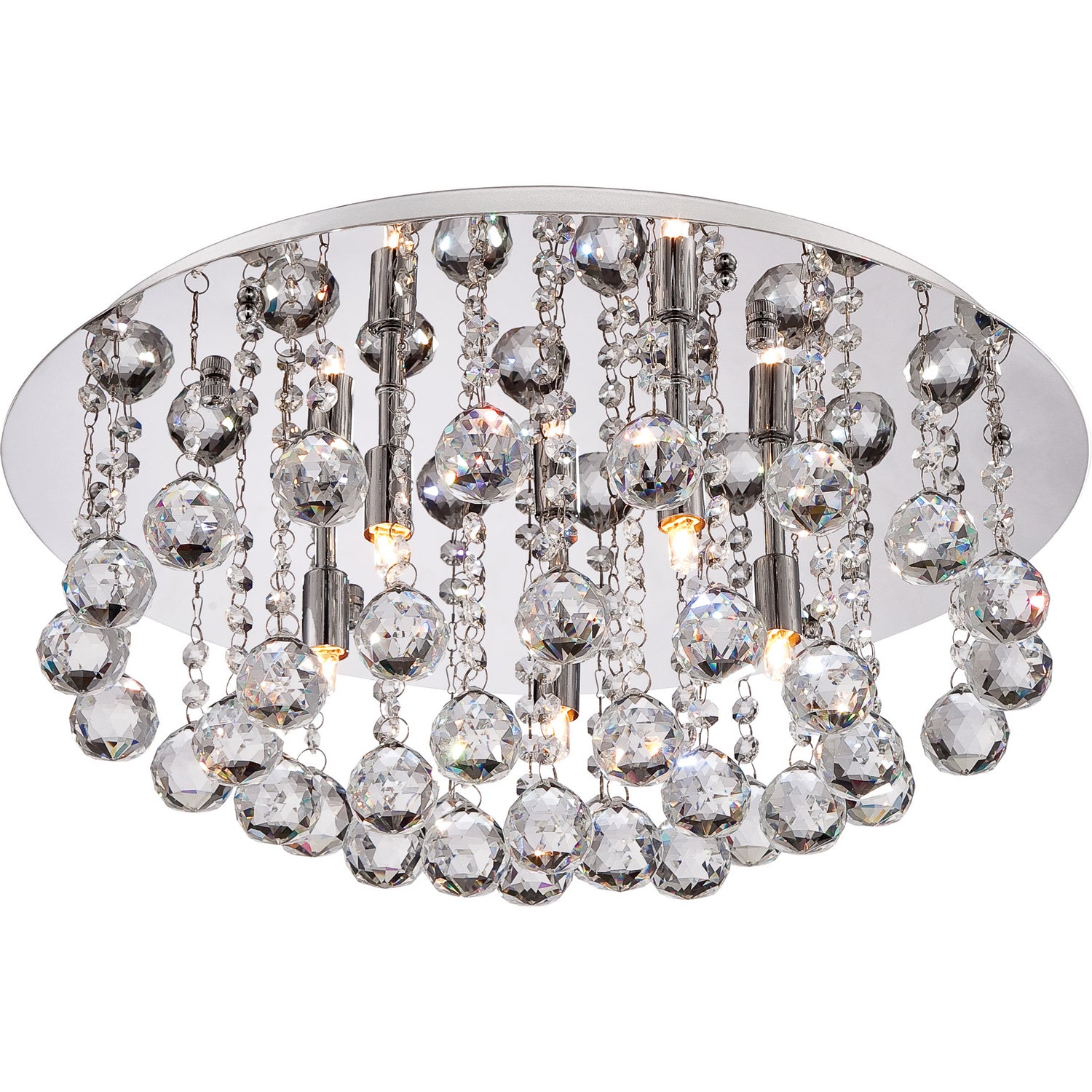 Quoizel - BRX1619C - Five Light Flush Mount - Bordeaux - Polished Chrome