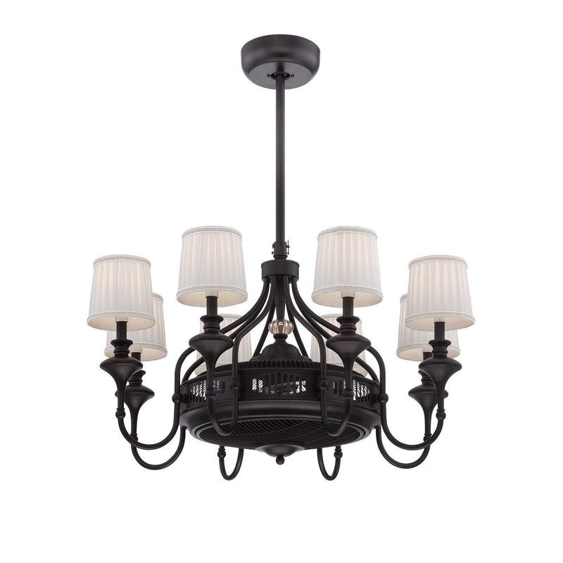 Savoy House - 35-328-FD-13 - Eight Light Fan D'lier - Brisa - English Bronze