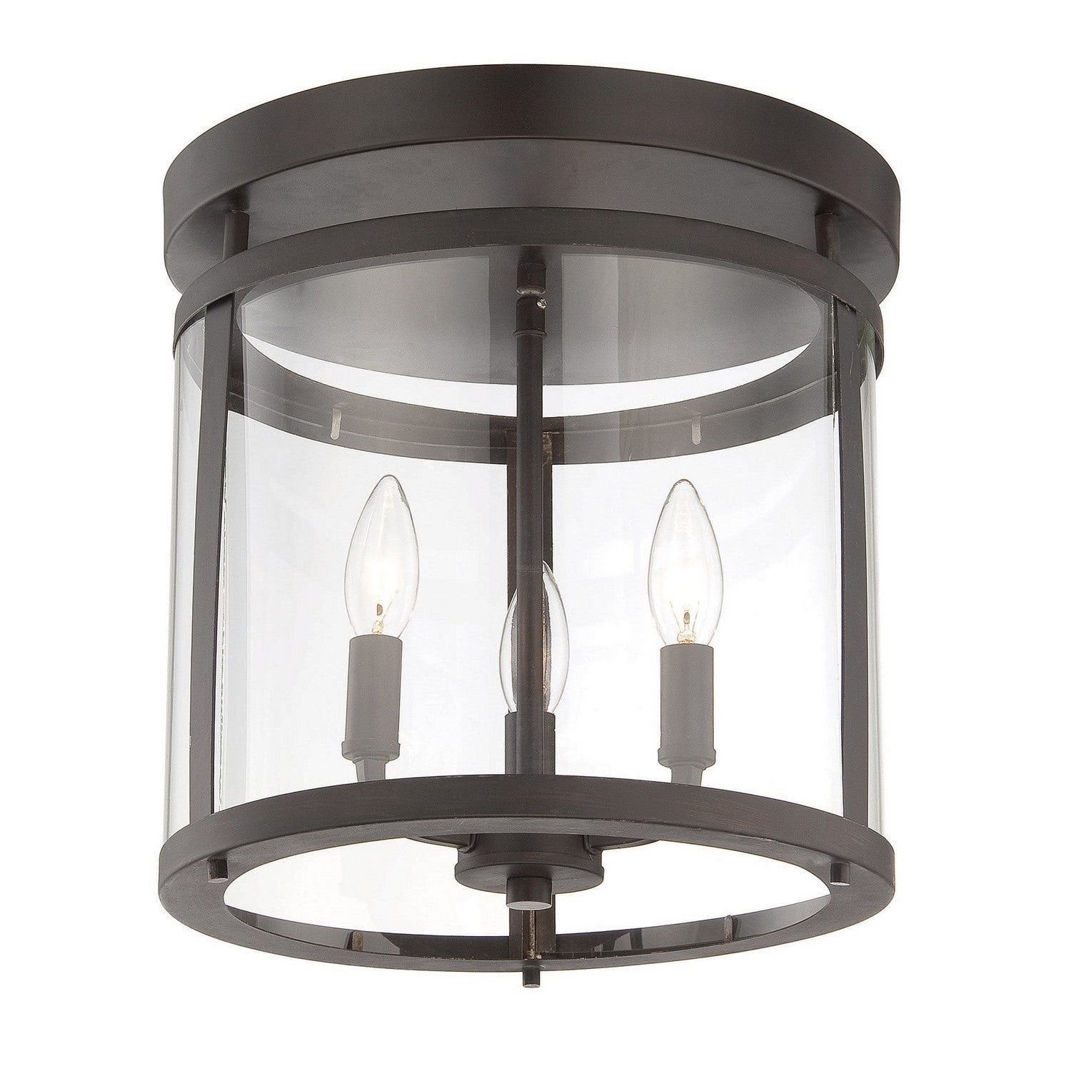 Savoy House - 6-1043-3-13 - Three Light Semi-Flush Mount - Penrose - English Bronze