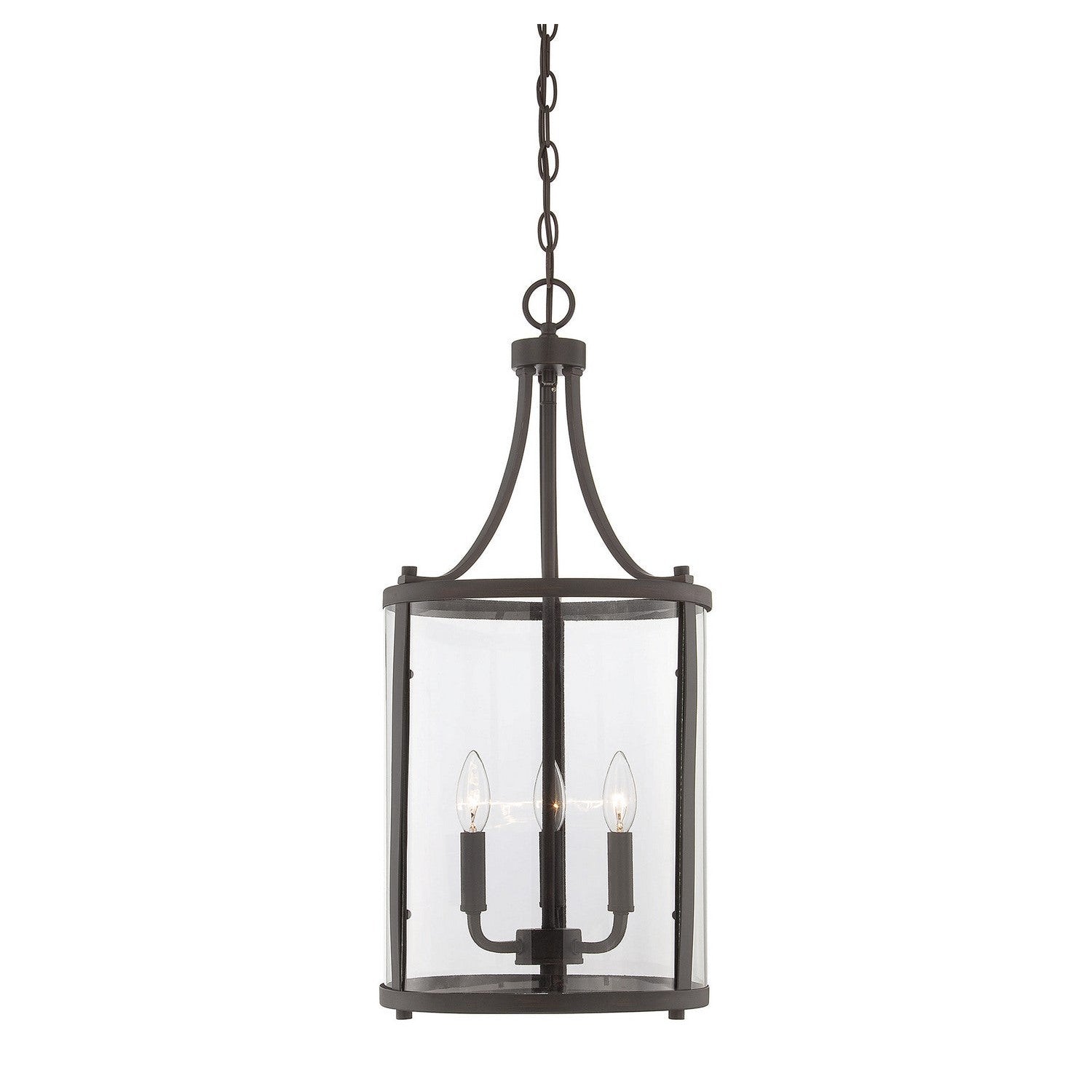 Savoy House - 7-1040-3-13 - Three Light Foyer Pendant - Penrose - English Bronze