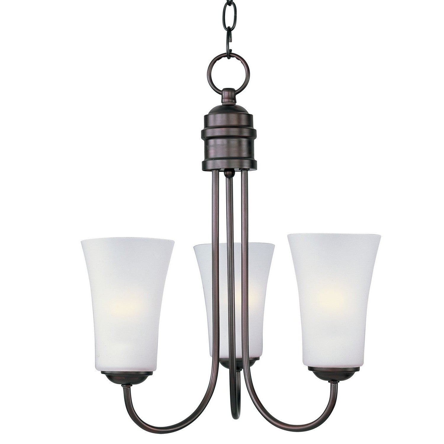 Maxim - 10043FTOI - Three Light Chandelier - Logan - Oil Rubbed Bronze