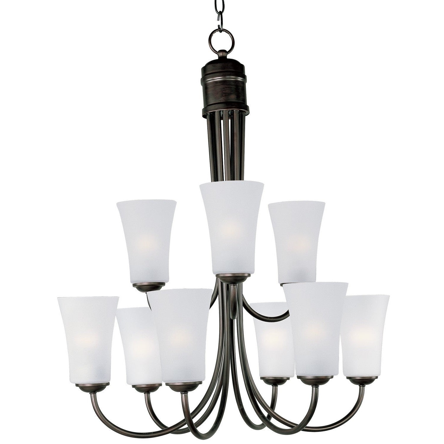 Maxim - 10046FTOI - Nine Light Chandelier - Logan - Oil Rubbed Bronze