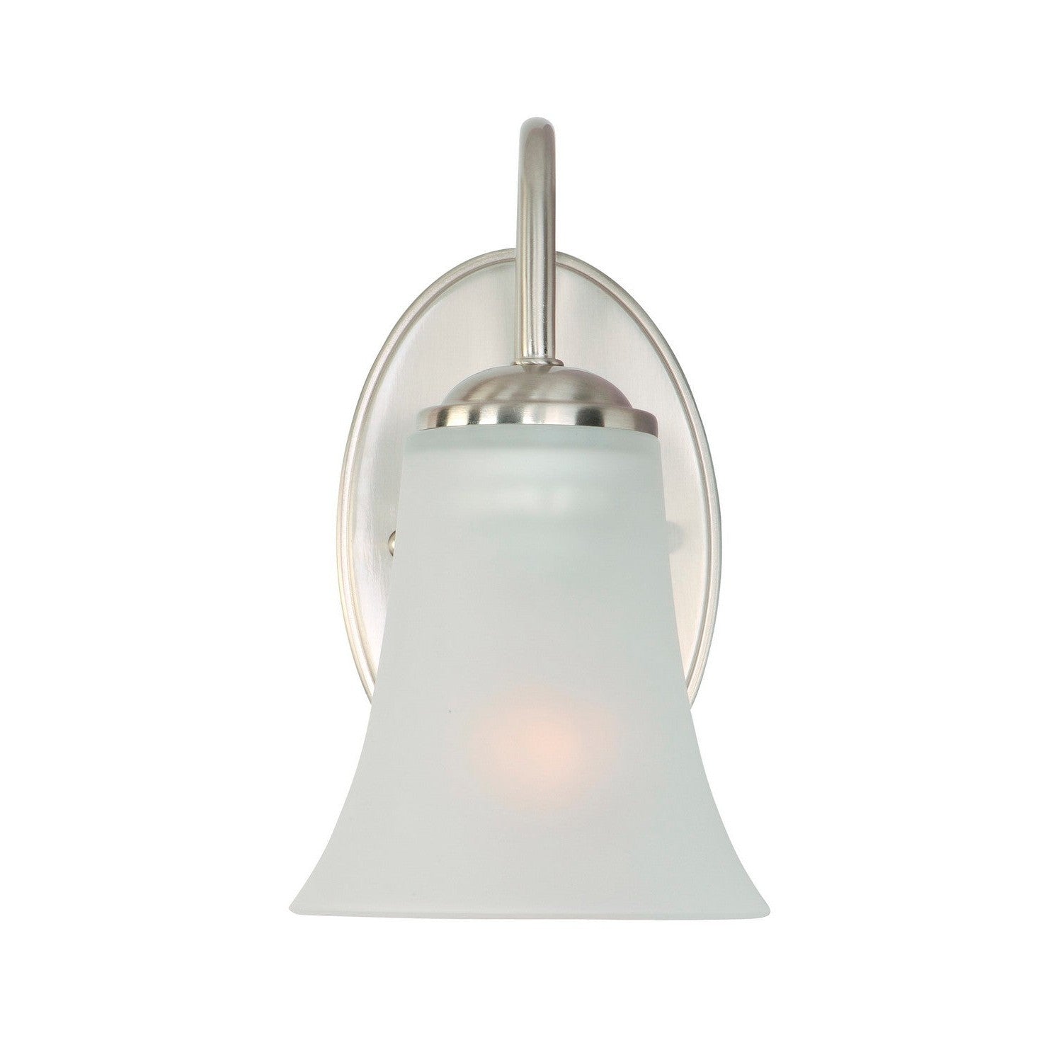 Maxim - 10051FTSN - One Light Bath Vanity - Logan - Satin Nickel