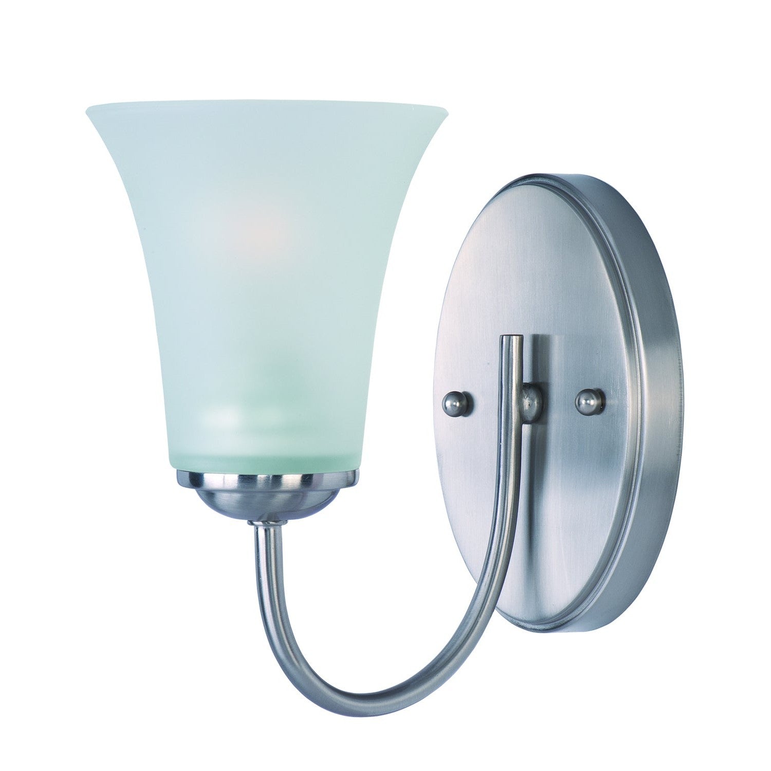 Maxim - 10051FTSN - One Light Bath Vanity - Logan - Satin Nickel