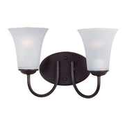 Maxim - 10052FTOI - Two Light Bath Vanity - Logan - Oil Rubbed Bronze