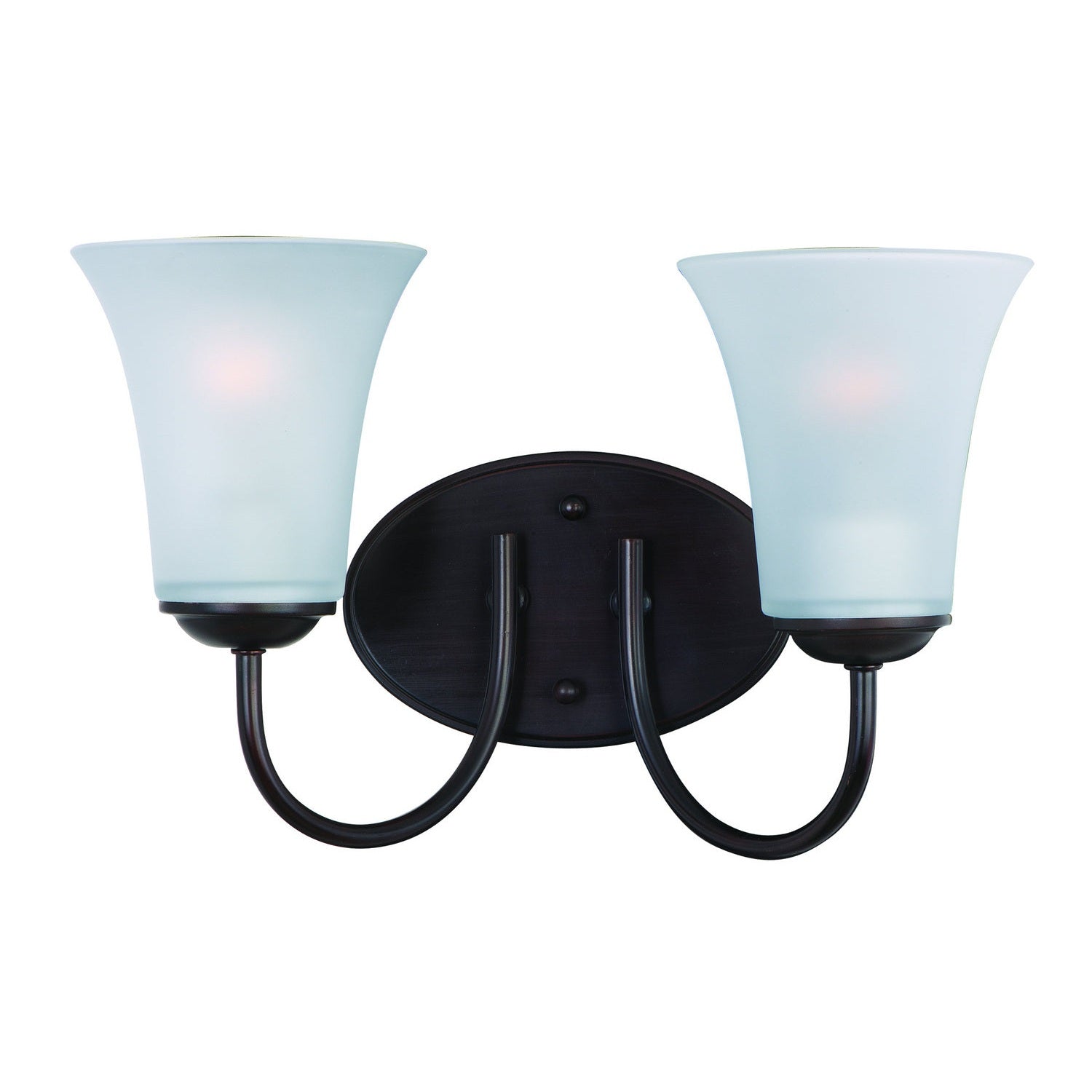 Maxim - 10052FTOI - Two Light Bath Vanity - Logan - Oil Rubbed Bronze